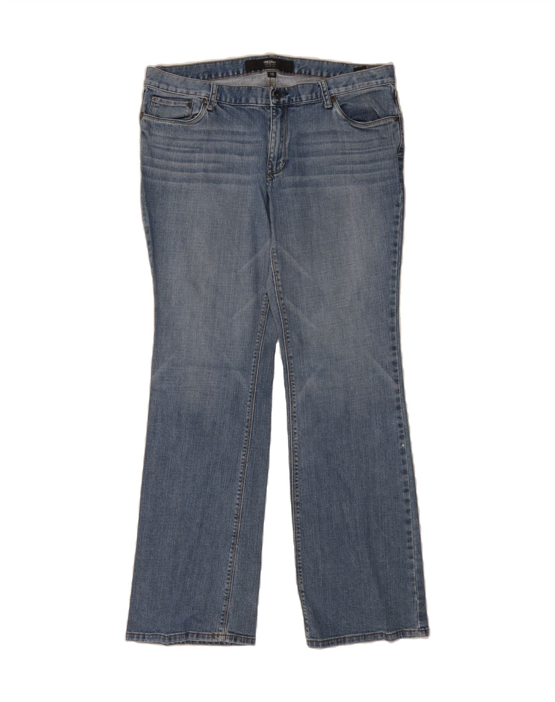 MOSSIMO Womens Bootcut Jeans US 16 2XL W38 L33 Blue Cotton Vintage Mossimo and Second-Hand Mossimo from Messina Hembry 