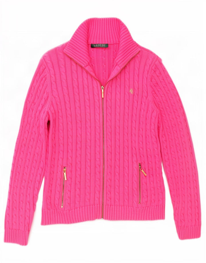 Pulover cardigan pentru femei Ralph Lauren UK 8 Small Pink