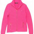 Pulover cardigan pentru femei Ralph Lauren UK 8 Small Pink