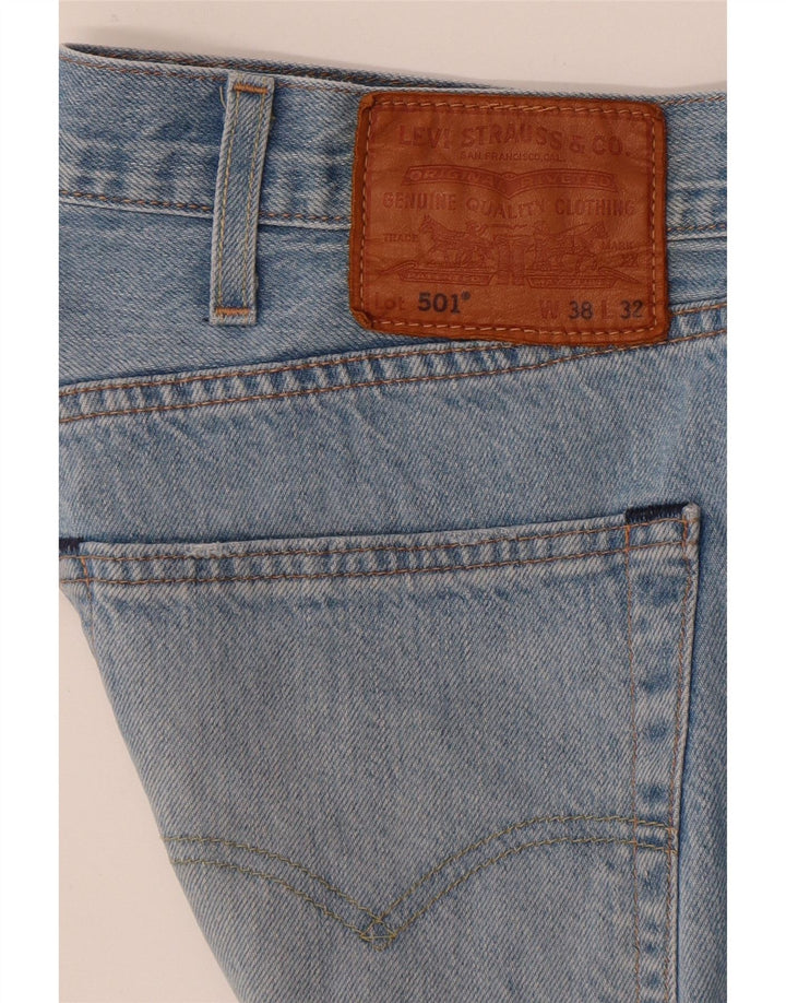 Blugi drepti pentru bărbați Levi's 501 W38 L32 Bumbac albastru