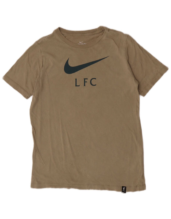 Tricou grafic Nike Liverpool pentru băieți Top 13-14 ani XL bumbac kaki