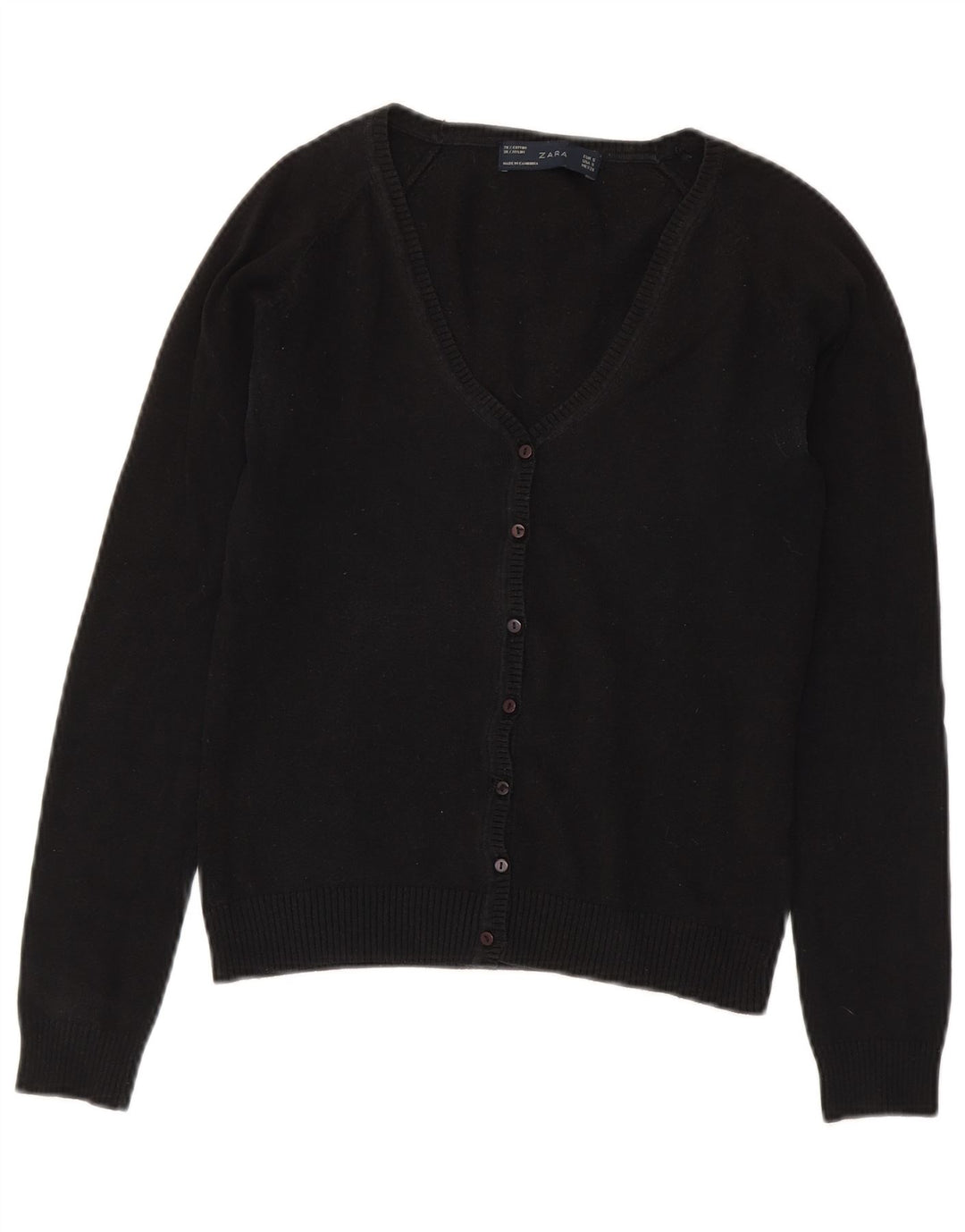 Pulover cardigan pentru femei Zara UK 10 Mic Negru