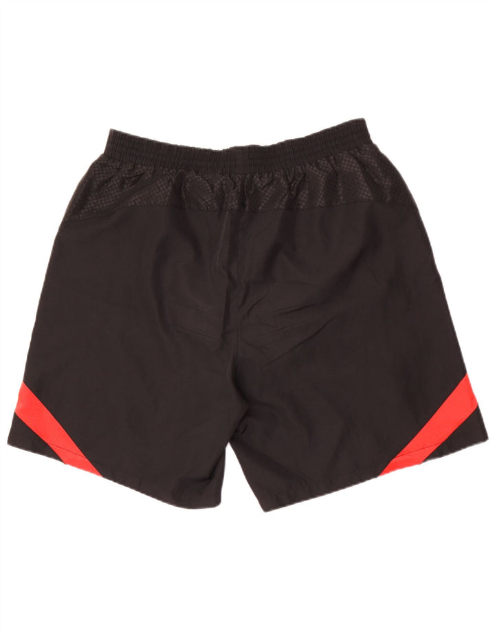 Pantaloni scurți sport Erima pentru bărbați, mari, negru, poliester color bloc