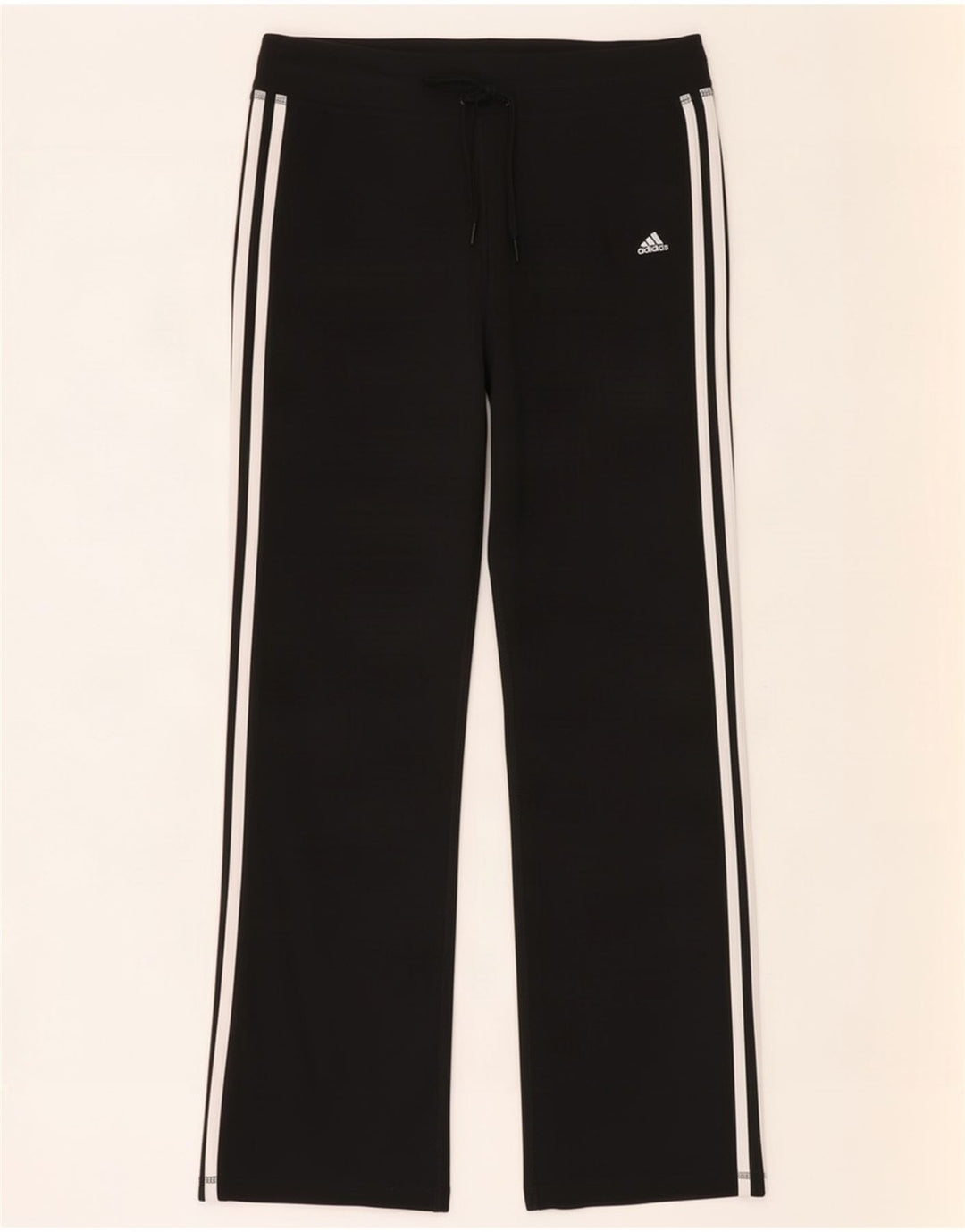 Pantaloni de trening Adidas pentru femei UK 12/14 Poliester mediu negru