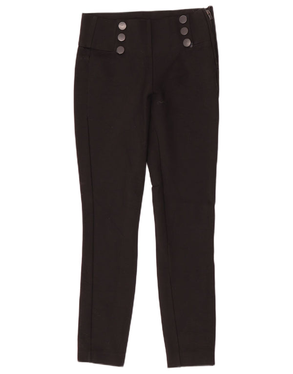 Pantaloni casual slim pentru femei Zara XS W24 L26 Negri