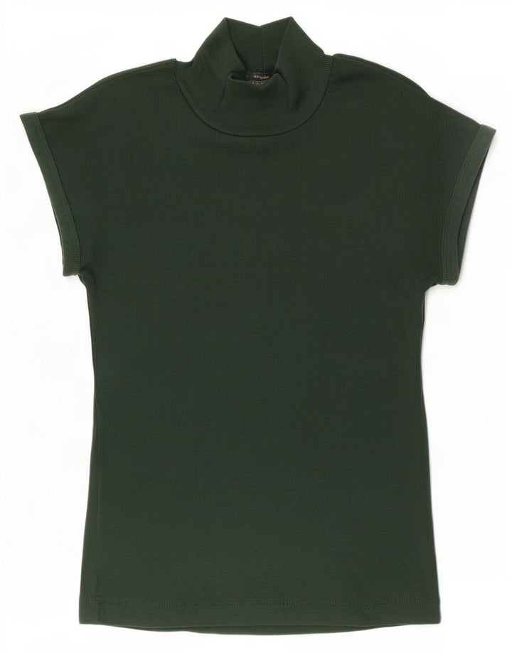 Tricou pentru femei Zara UK 12 Medium Green