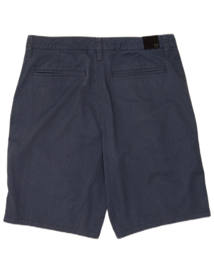 Pantaloni scurți chino pentru bărbați Quiksilver W33, bumbac albastru mediu