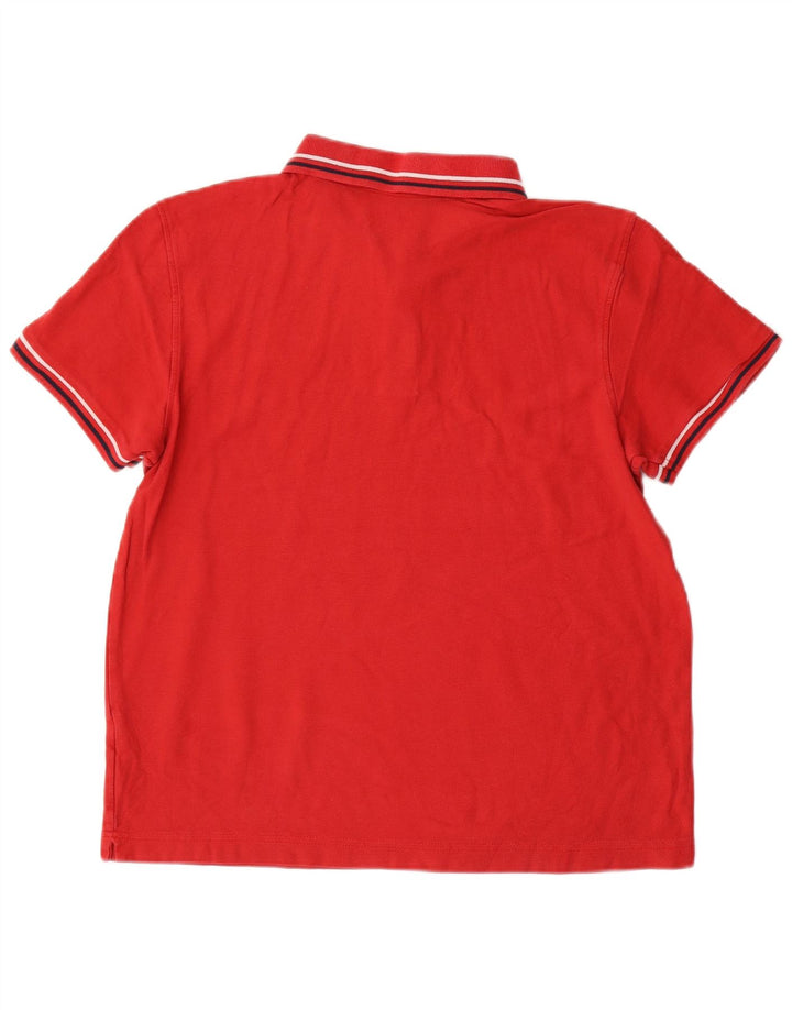 Tricou polo Lotto Life's pentru bărbați, bumbac roșu mediu