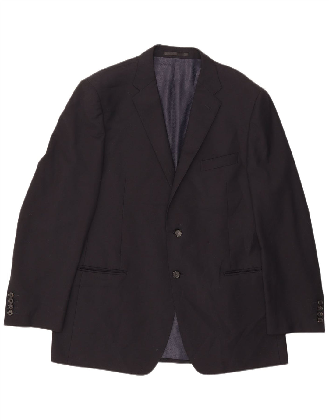 Jachetă pentru bărbați Marks & Spencer Autograph cu 2 nasturi, UK 44 XL, bleumarin