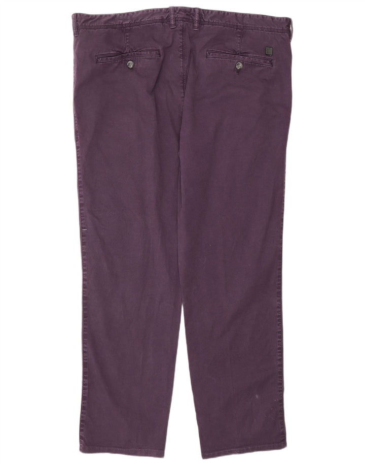 Pantaloni chino drepti pentru bărbați HUGO BOSS L38 L30 violet