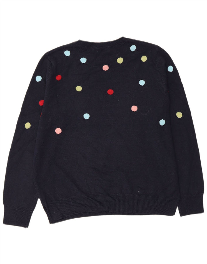 MARKS & SPENCER Pulover pentru femei cu decolteu triplu UK 14 Medium Bleumarin