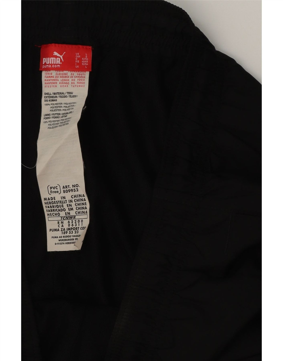 Pantaloni de trening PUMA Capri pentru bărbați, mari, negru, poliester