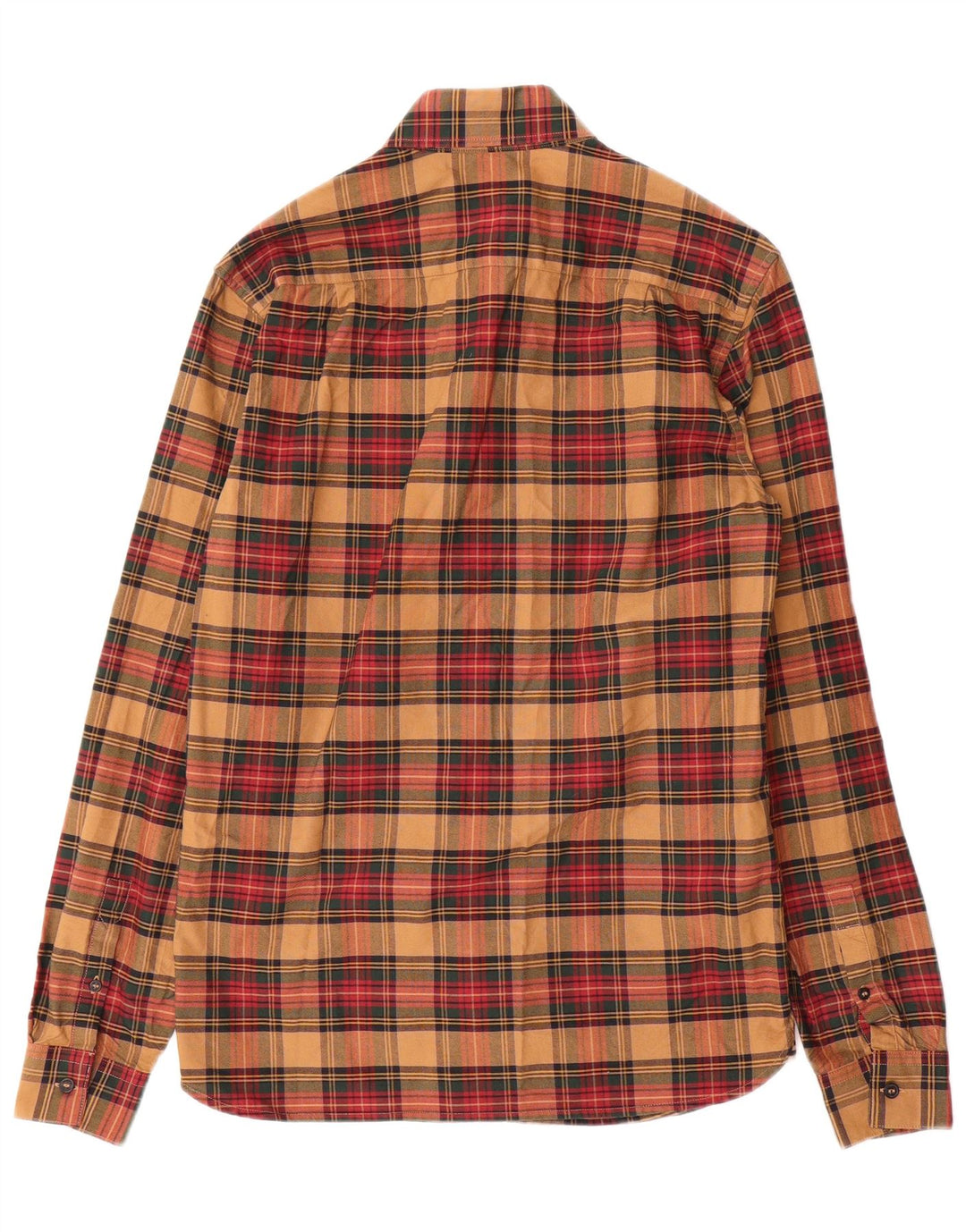 Cămașă Fred Perry pentru bărbați, bumbac cu carouri mici, maro