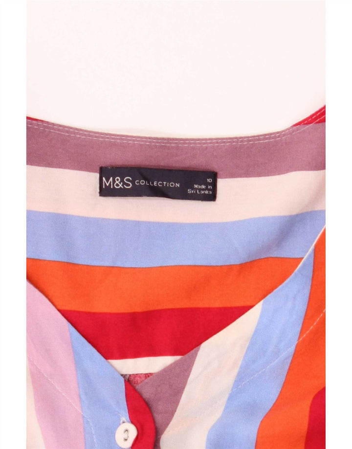 Bluză pentru femei Marks & Spencer Crop Shirt UK 10 Small Multicolor