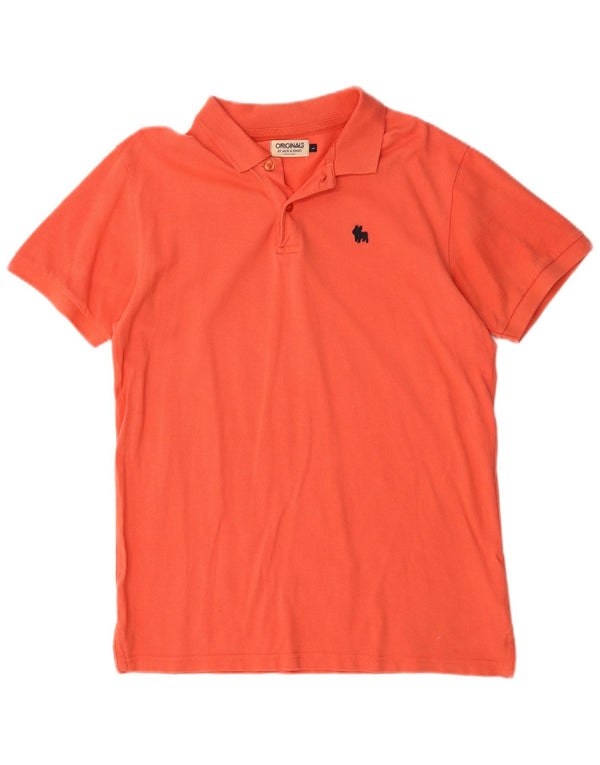 Tricou polo Jack & Jones pentru bărbați, bumbac, roz mare