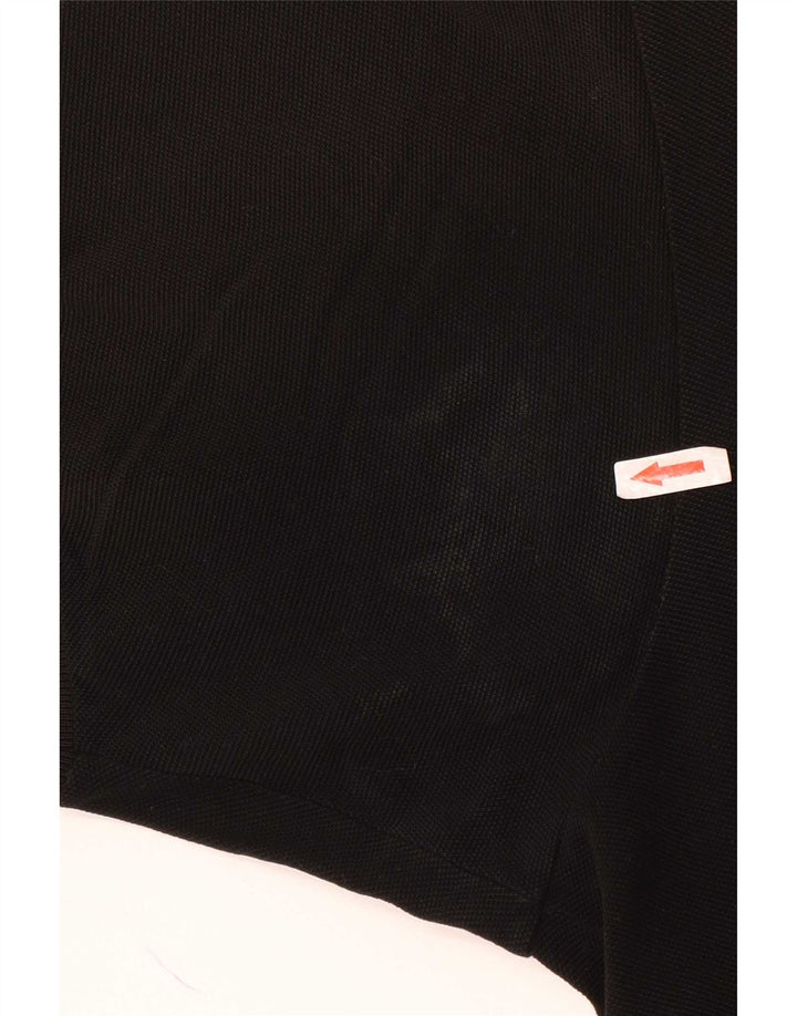 Tricou polo pentru bărbați Lacoste Mărimea 8 3XL Negru