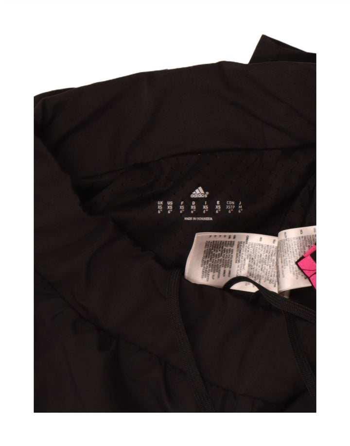 Pantaloni scurți sport adidas pentru femei UK 6 XS poliester negru
