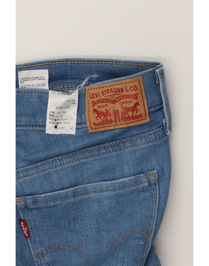 LEVI'S Womens 311 Shaping Slim Jeans W30 L30 Blue Cotton Vintage Levi's and Second-Hand Levi's from Messina Hembry 