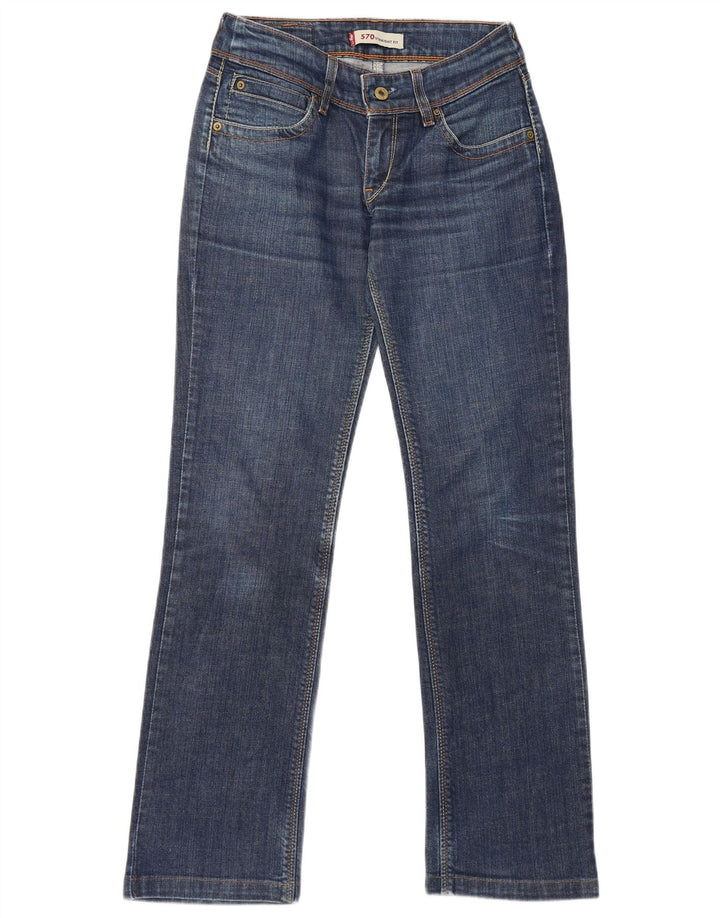 Blugi Levi's 570 drepte pentru femei W29 L30 bumbac albastru