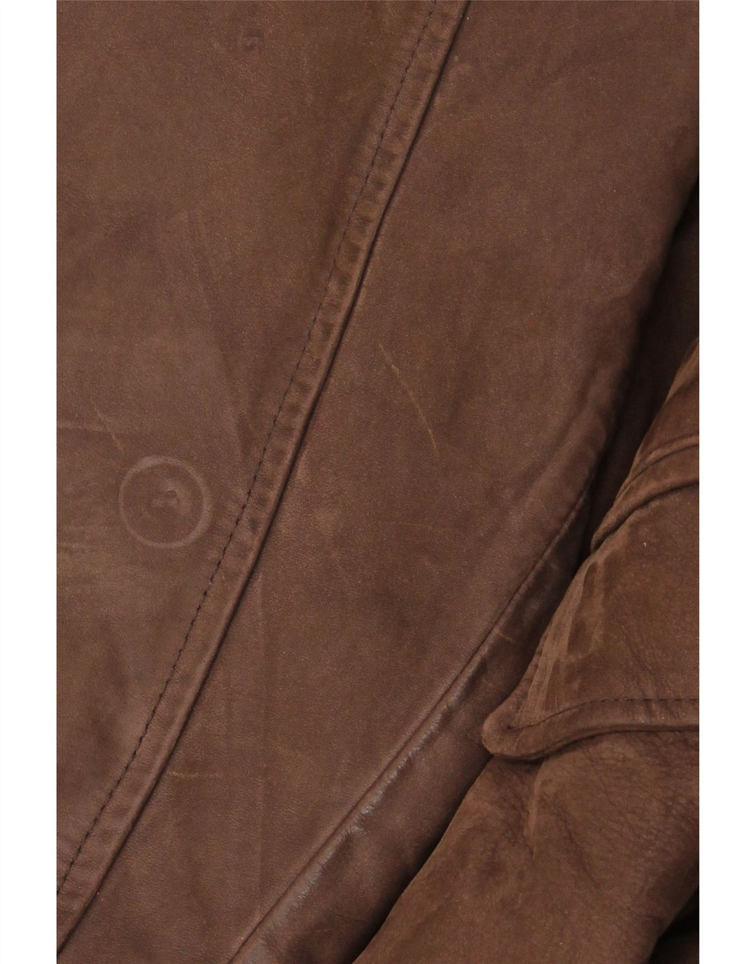 Jachetă de piele vintage pentru bărbați UK 42 XL din piele maro