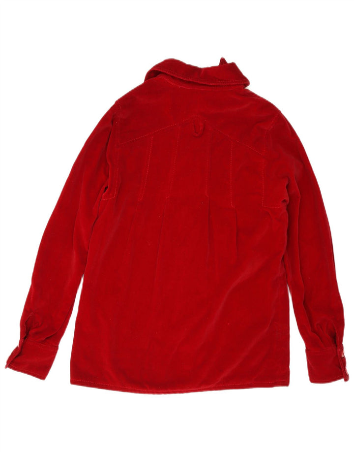 Cămașă Dotti Didit pentru femei din catifea UK 8 Small Red
