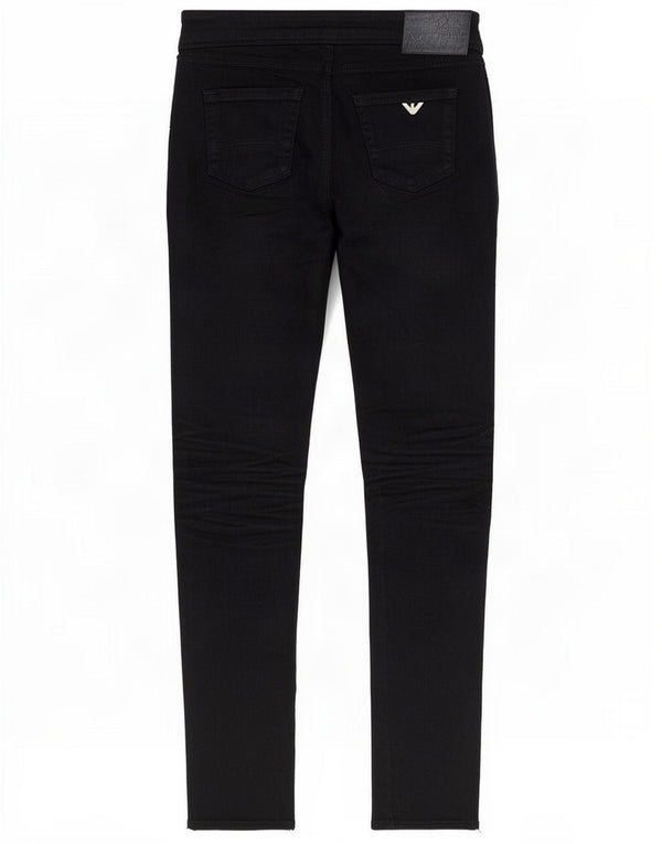 Blugi skinny pentru femei Armani W26 L31 poliester negru