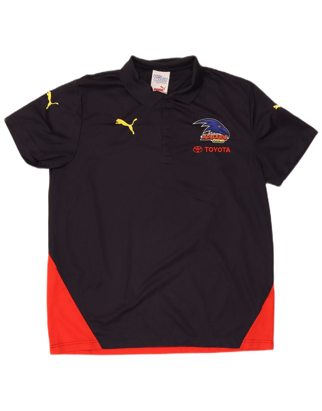Cămașă polo pentru bărbați Puma XL, albastru bleumarin, poliester color bloc