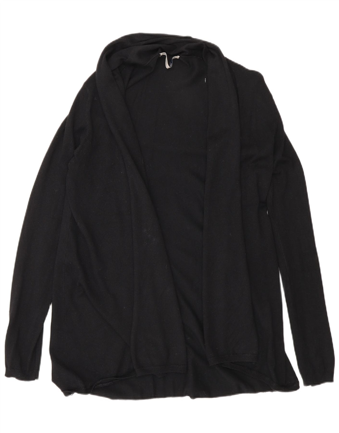 Pulover cardigan deschis pentru femei Zara UK 12 Medium Negru