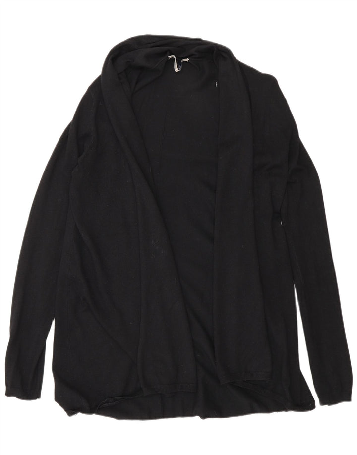 Pulover cardigan deschis pentru femei Zara UK 12 Medium Negru