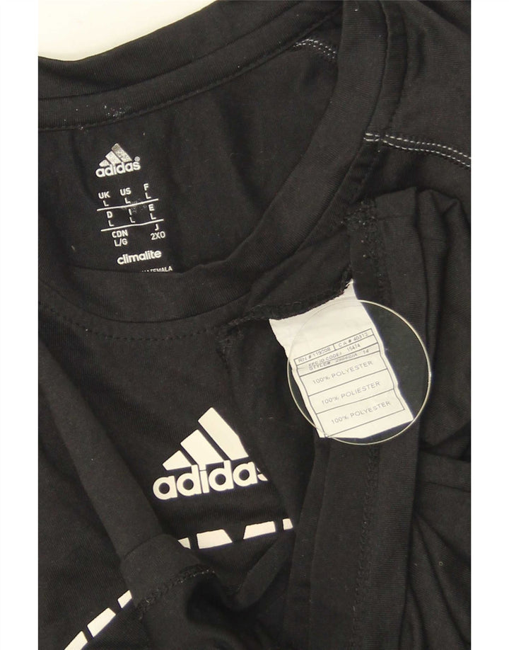 Tricou cu grafic pentru bărbați Adidas UNC Pembroke Top mare poliester negru