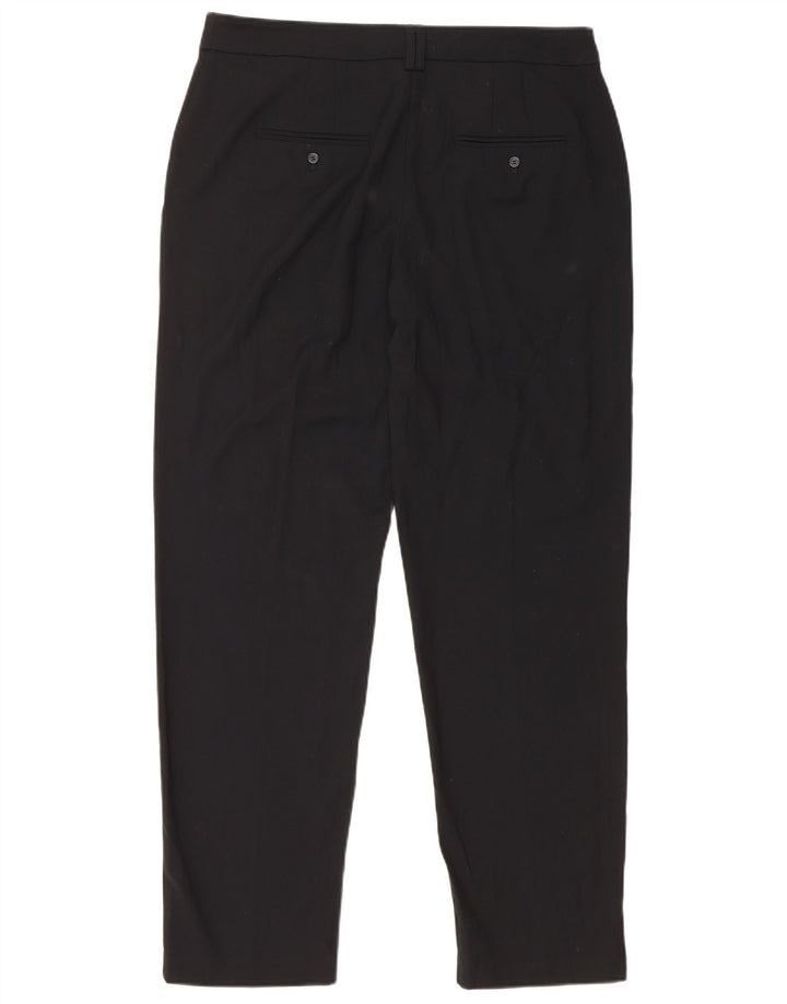 Pantaloni chino pentru femei Marks & Spencer UK 12 Medium W34 L29 Negru