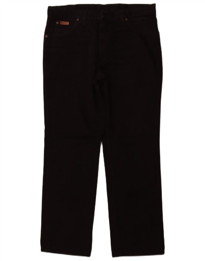 WRANGLER Jeans drepte pentru bărbați Texas W36 L30 bumbac negru