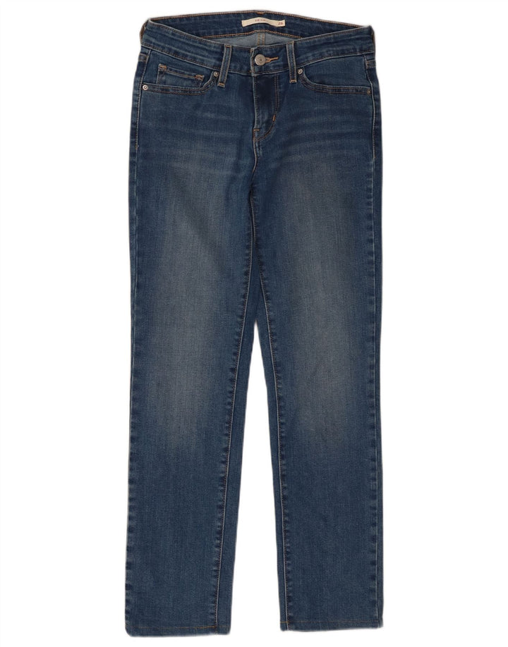 Blugi Levi's 712 Slim pentru femei W26 L27 Bumbac albastru