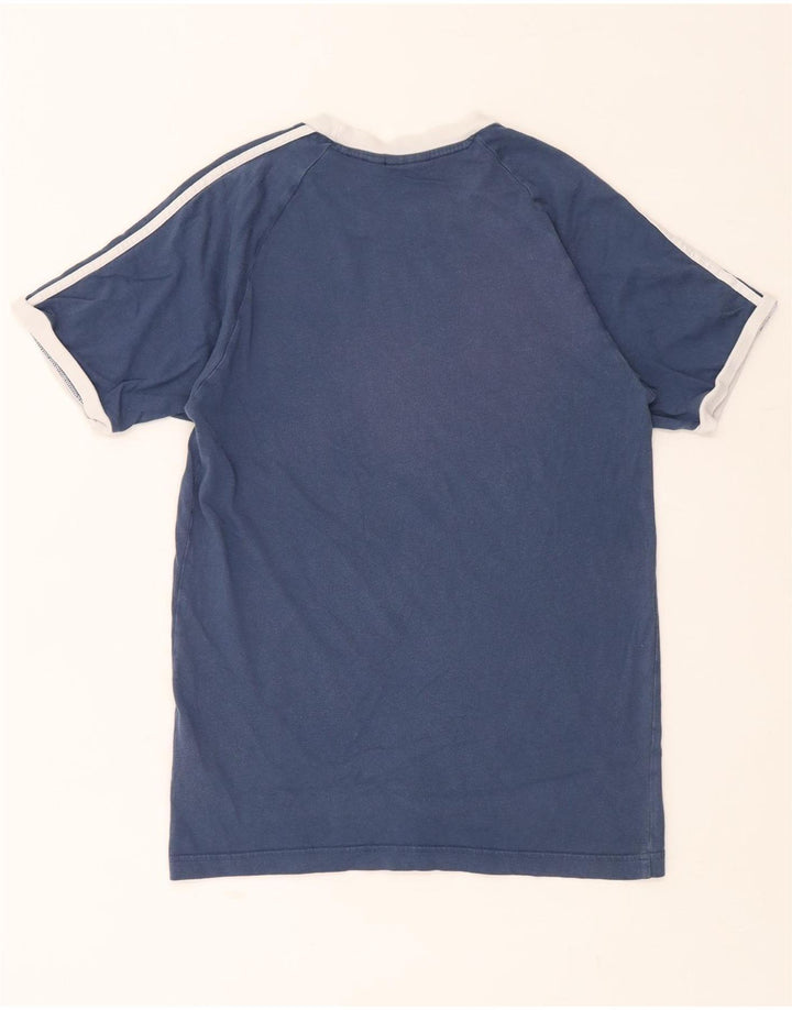 Tricou bărbați ADIDAS Top mic albastru bumbac