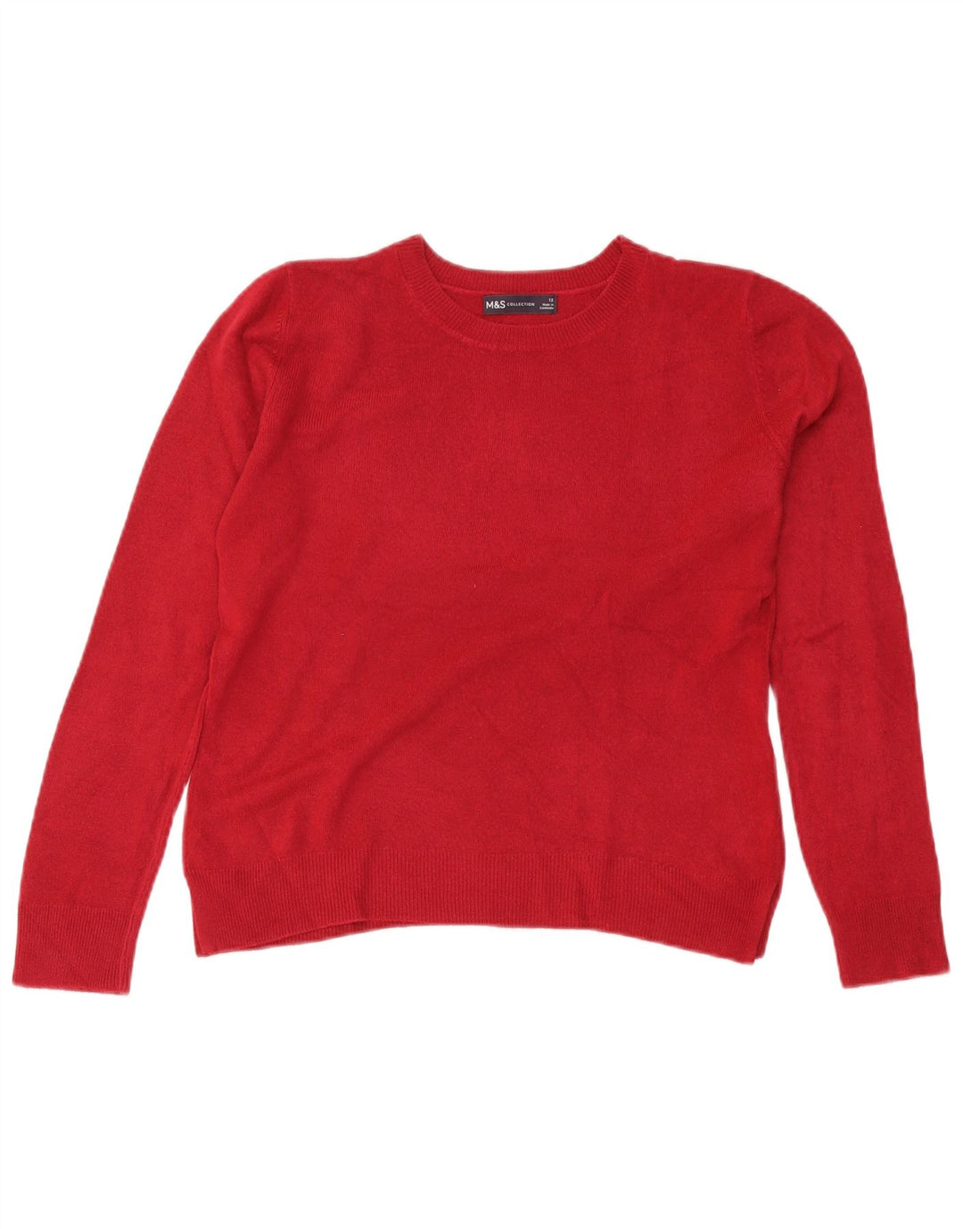 Pulover pentru femei Marks & Spencer Crop Boat Gât, UK 12 Medium Red
