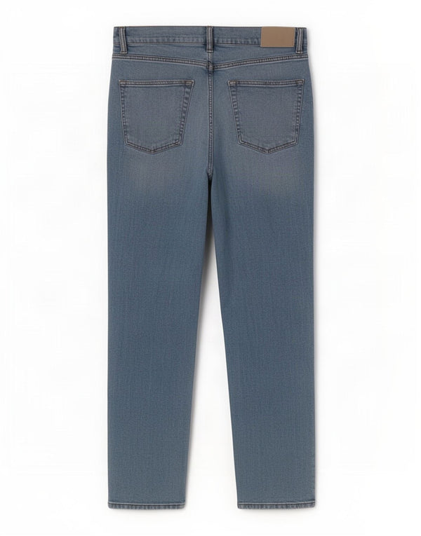 Blugi slim pentru bărbați Zara EU 42 Large W32 L30 Albastru