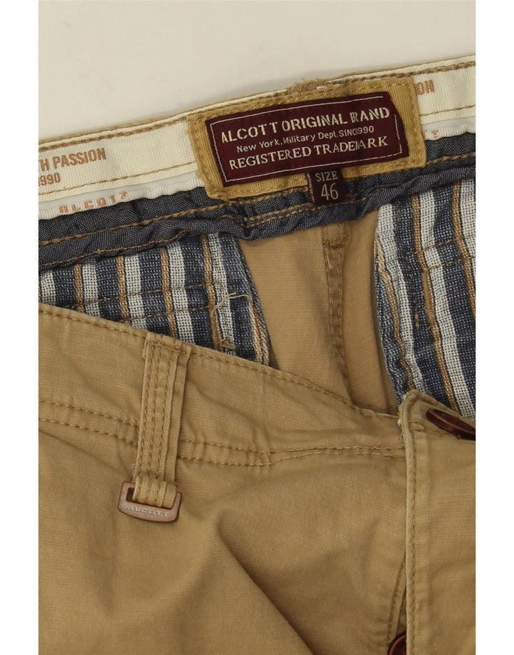 Pantaloni scurți cargo Alcott pentru bărbați IT 46 Small W34 Beige Bumbac