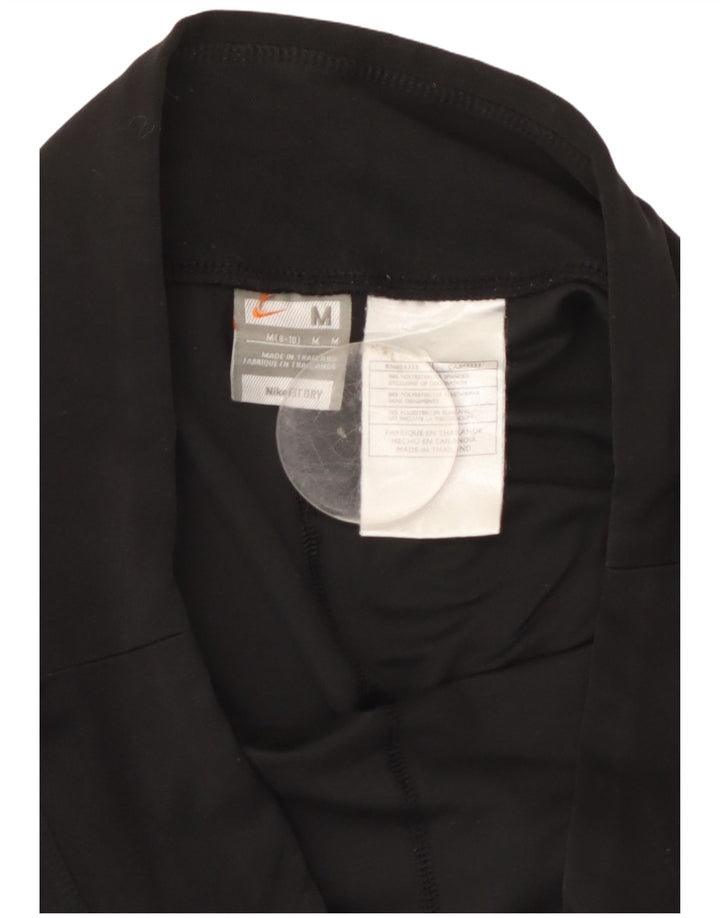 Leggings Capri Nike pentru femei US 8/10 Poliester mediu negru