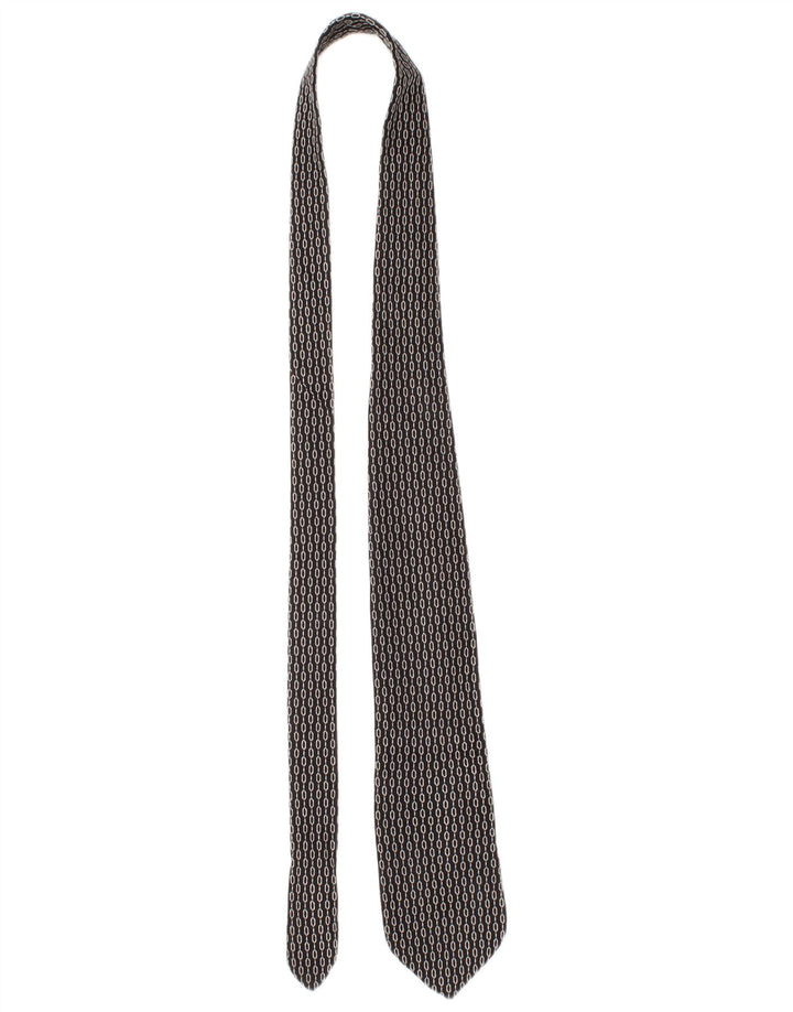 Cravată pentru bărbați Dolce & Gabbana Mărime Unică Negru Geometric Silk Classic