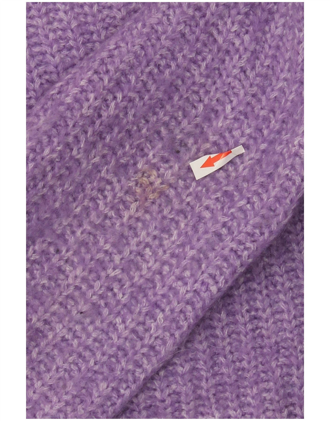 Pulover pentru femei Zara, cu gâtul turn, UK 14 Poliester violet mediu