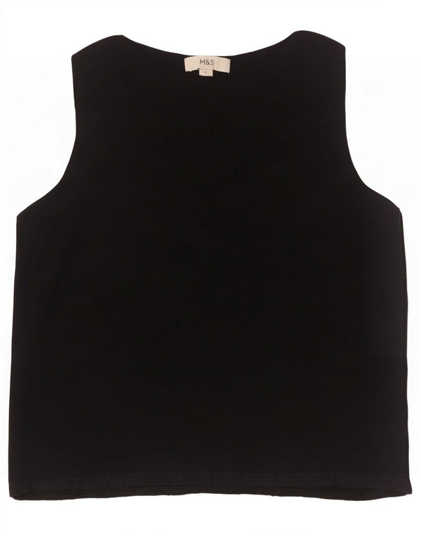 Vestă pentru femei Marks & Spencer UK 12 Medium Black Viscose