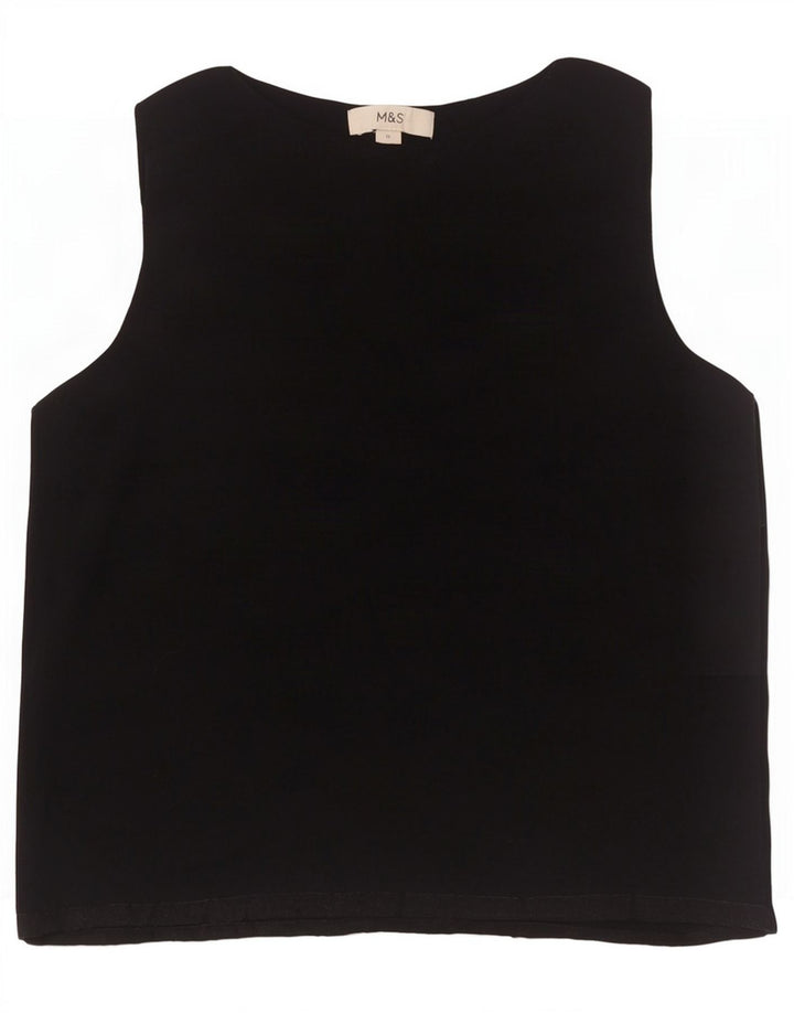 Vestă pentru femei Marks & Spencer UK 12 Medium Black Viscose