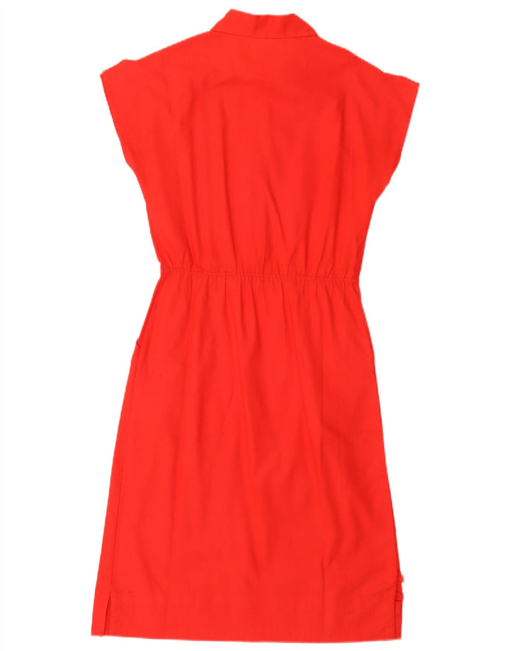 Rochie de bază Vintage pentru femei UK 12 Medium Red