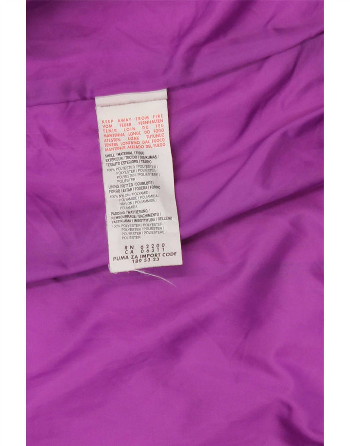 Jachetă căptușită Puma pentru femei UK 14 Poliester violet mare