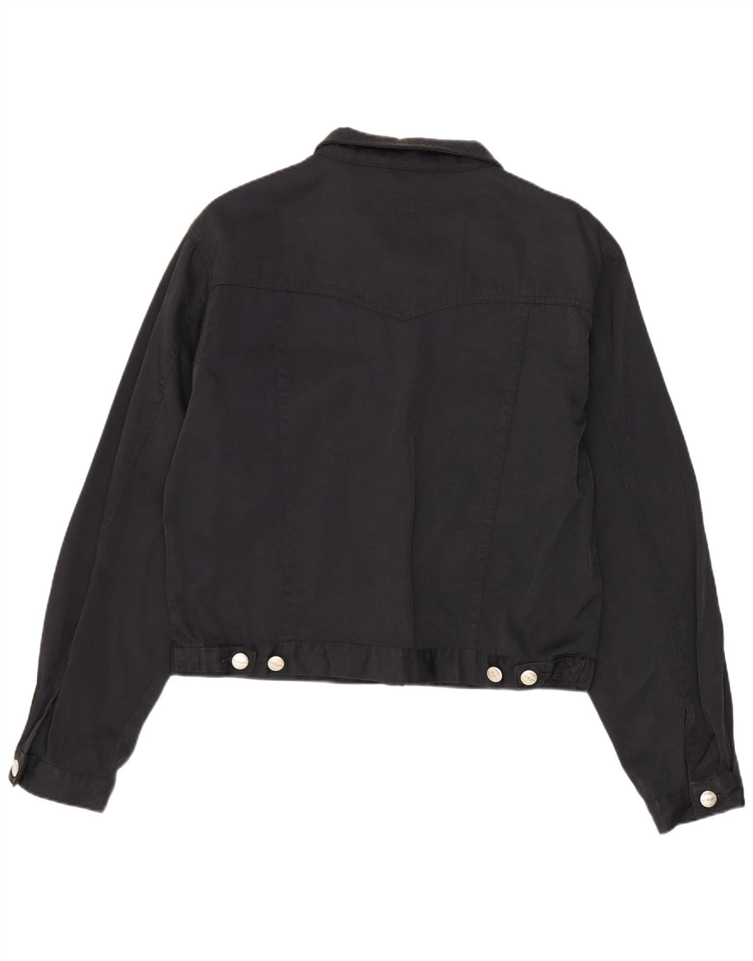 JP COLLECTION Jachetă Bomber Crop pentru femei EU 40 Medium Black Nylon