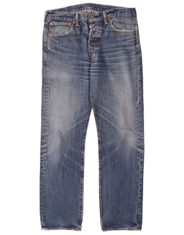 Blugi drepti pentru bărbați Levi's 501 W33 L32 albastru