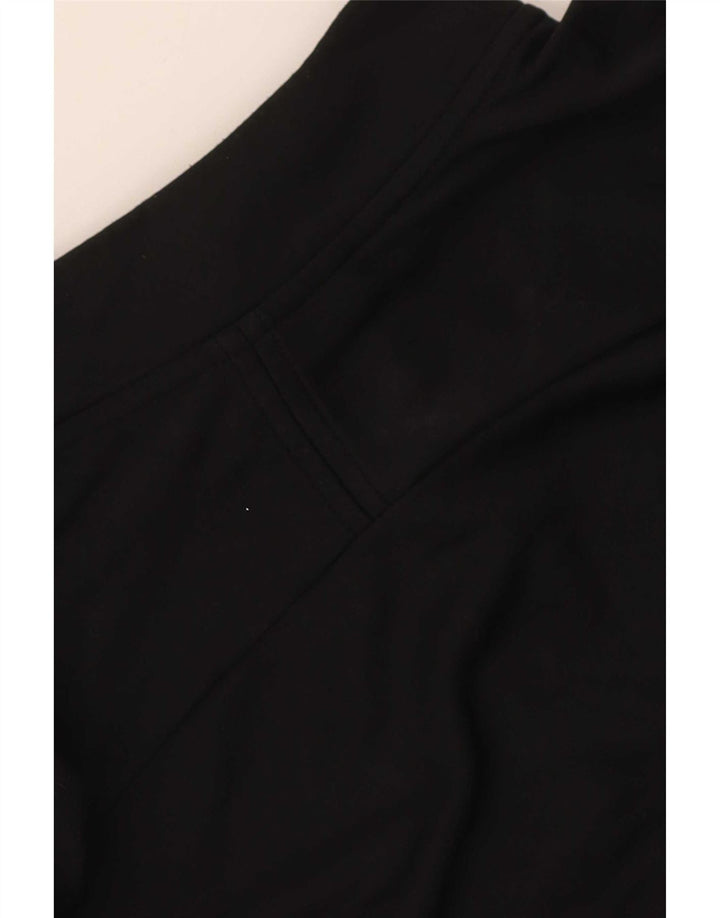 Top de trening Nike pentru bărbați Dri Fit, cu fermoar și gât, XL, negru, color block