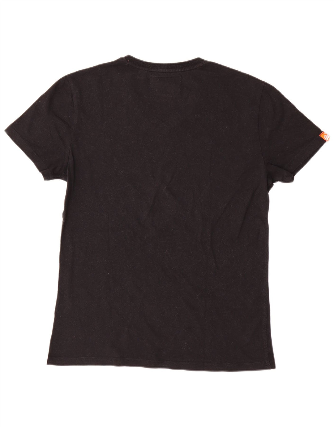 Tricou Superdry pentru bărbați Top mare din bumbac negru