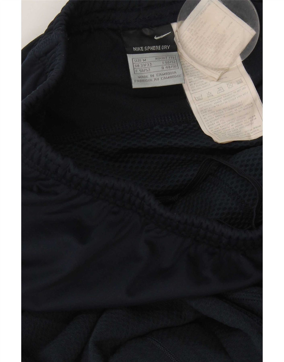 Pantaloni de trening Nike pentru bărbați, poliester cu dungi medii bleumarin