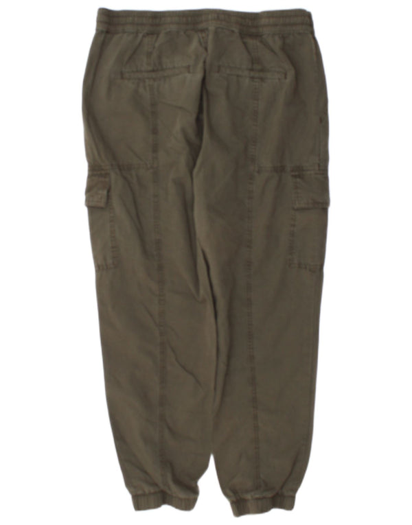 Pantaloni cargo pentru femei Abercrombie & Fitch Joggeri Medium W30 L27 Kaki